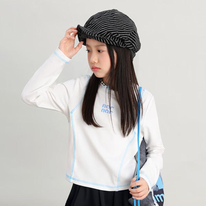 

LUSON Girls Long-Sleeve Casual Sports T-Shirt 160