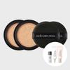 Jung Saem Mool Essential Skin Nuder Longwear Cushion Refill 2-Pack (Gift: Ampoule Sun 5ml + Glow Base 5ml + Water Cream Light 8ml)