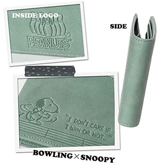 73280 Bifold Kurzes Portemonnaie Geprägtes Echtleder Kamel [Snoopy] Damen