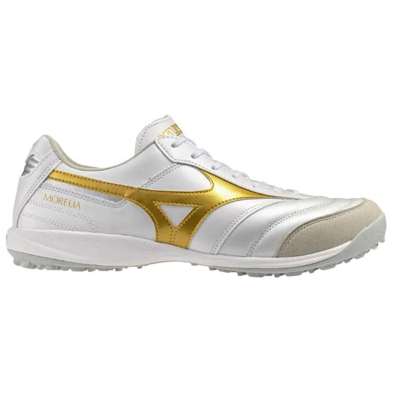 Mizuno Morelia Sala Elite Unisex Soccer Shoes White Gold Q1GB261250