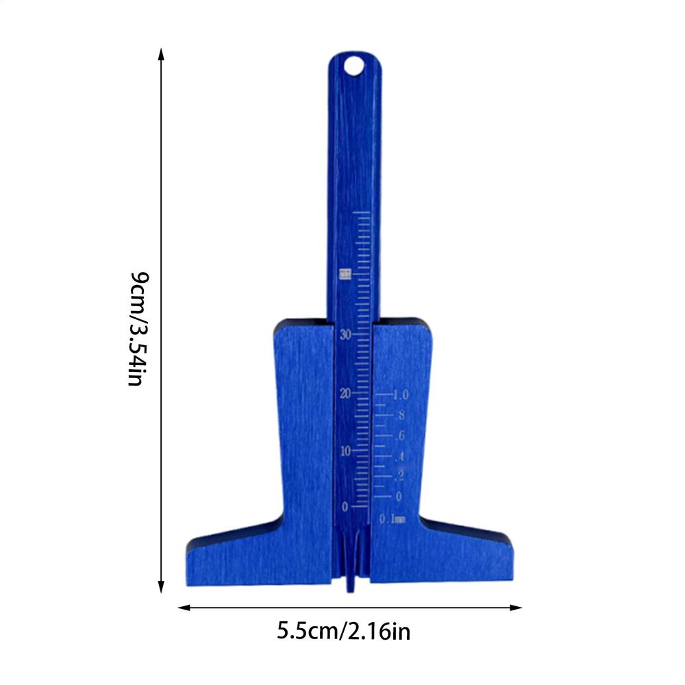 Tire Depth Gauge Auto Depth Gauge For Accurate Tread Measurement Measure Tool Depthometer Thread Wear For Car Van Trailer Wheel