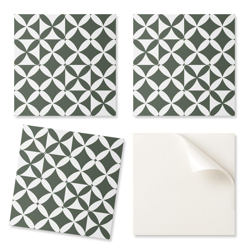 PVC Tiles With A Motif Easy Decoration For Dining Room Geometric Checkerboard Pattern 9x30x30 Cm