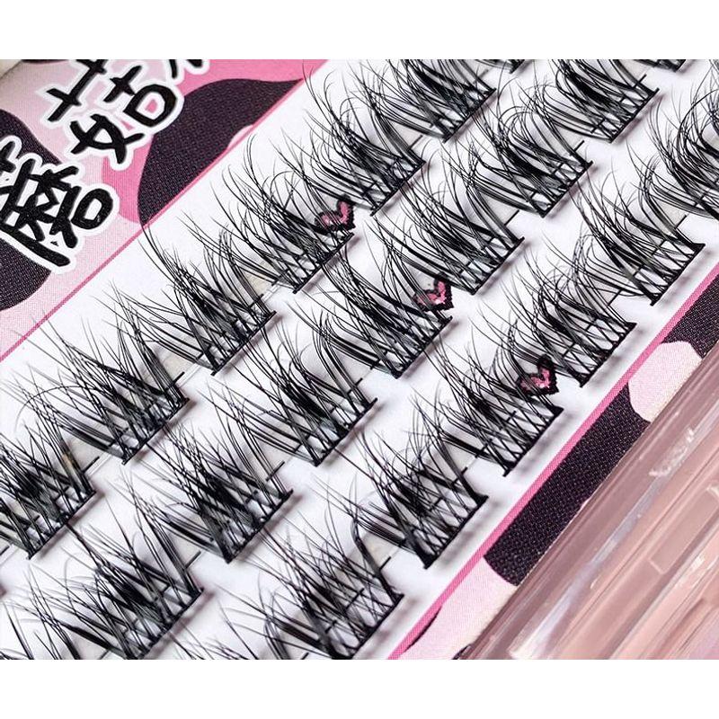 Mogugu - Kleberlose Multipackung Wimpernbüschel