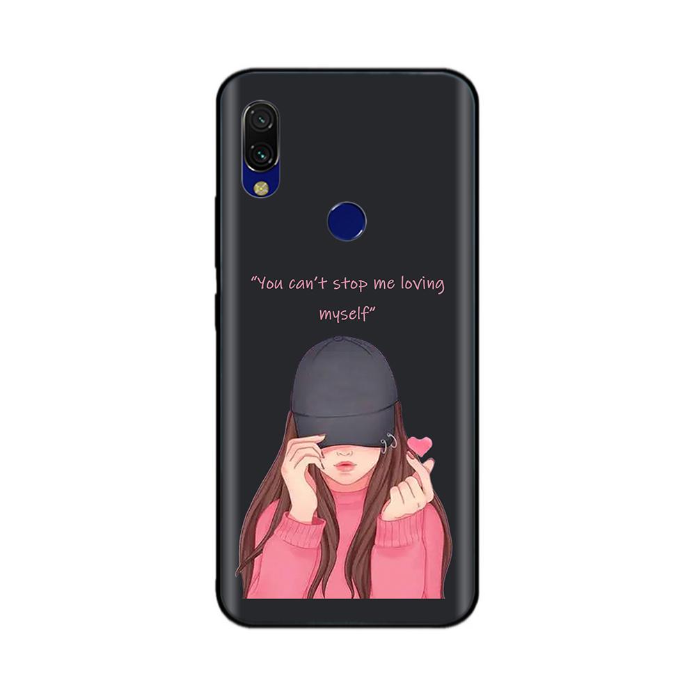 For Xiaomi Redmi 7 Case Redmi7 Black Silicon Bumper Soft Tpu Phone Case Cover For Xiaomi Redmi Note 7 Pro Note7 Case Funda Coque