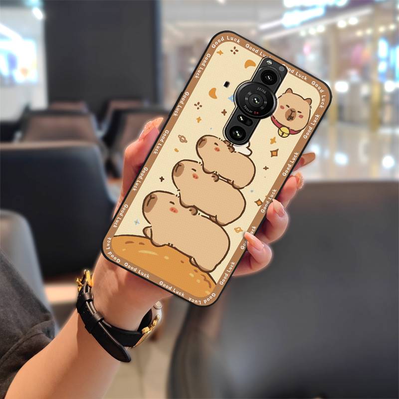 Soft Case Fashion Design Phone Case For Sony Xperia Pro-I Durable Back Cover Shockproof Phone Pouch Graffiti Waterproof