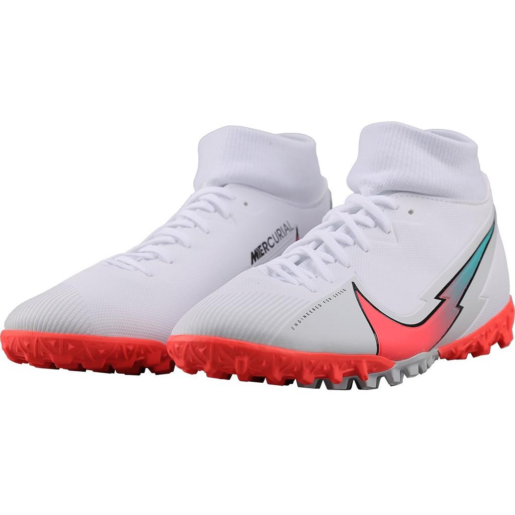 Nike Mercurial Superfly 7 Academy Tf Weiß Karmesinrot Jade AT7978-163