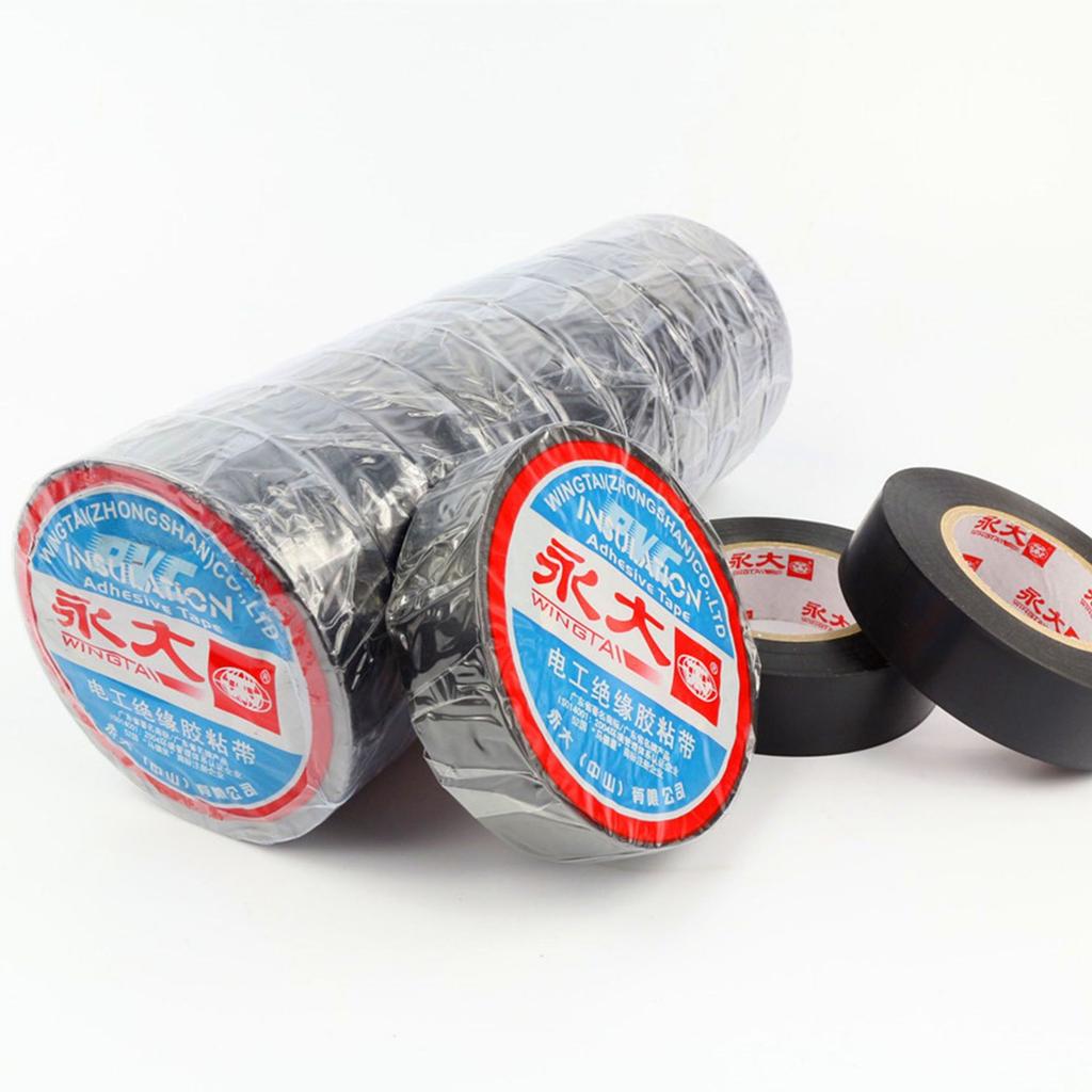 Electrician's Mixed Color Adhesive, Electrical Tape, Low-voltage High-adhesion PVC Insulating Thickened Electrical Tape