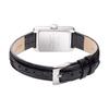 Authorized MATOW Women's Watch mw004003 Tsuki "Oborozuki" Square Silver Black Leather Strap
