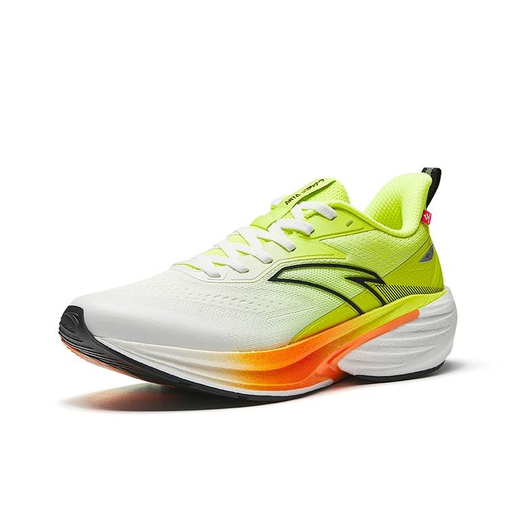 Anta Mach 3 Men Running Shoes White Black Blue 112545581-5