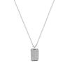 Korean fashion pendant with diamond square necklace Korean version of light luxury collarbone chain women's ins style jewelry