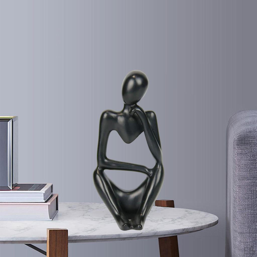 Abstract Sculpture The Thinker Statue