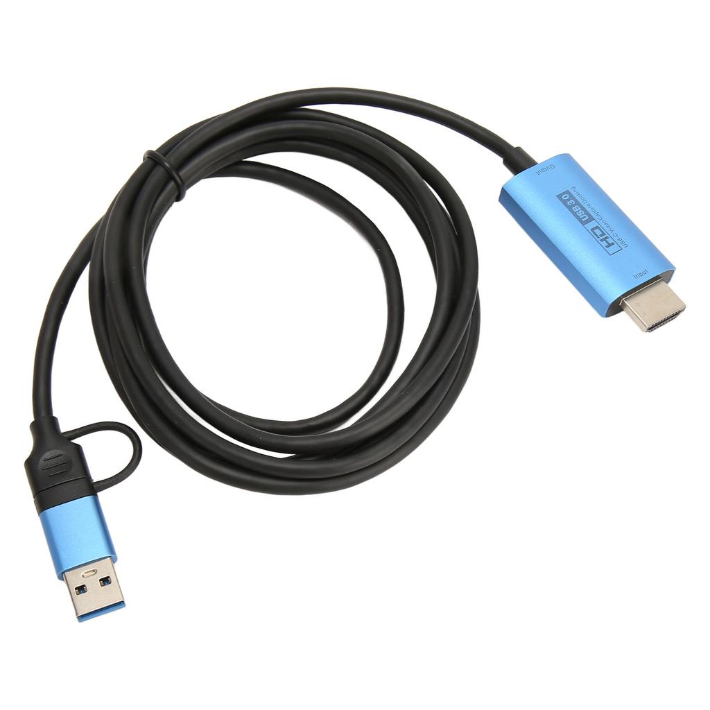 Placa de Captura de Vídeo Z36C Interface Multimídia HD para Tipo C USB3.0 1080P 60FPS Placa de Captura de Jogo para
