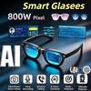 Ochelari Smart AI Noi cu Cameră HD de 500W, Traducere AI, Filmare 4K, Apeluri Bluetooth, Înregistrare Apeluri, Redare Muzică Wireless, Ochelari de Soare Smart Multifuncționali