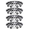 4PCS 15 Inch Wheel   Cover Hub S Clip On Stylish ABS Wheel Hub Cover Replacement for   208