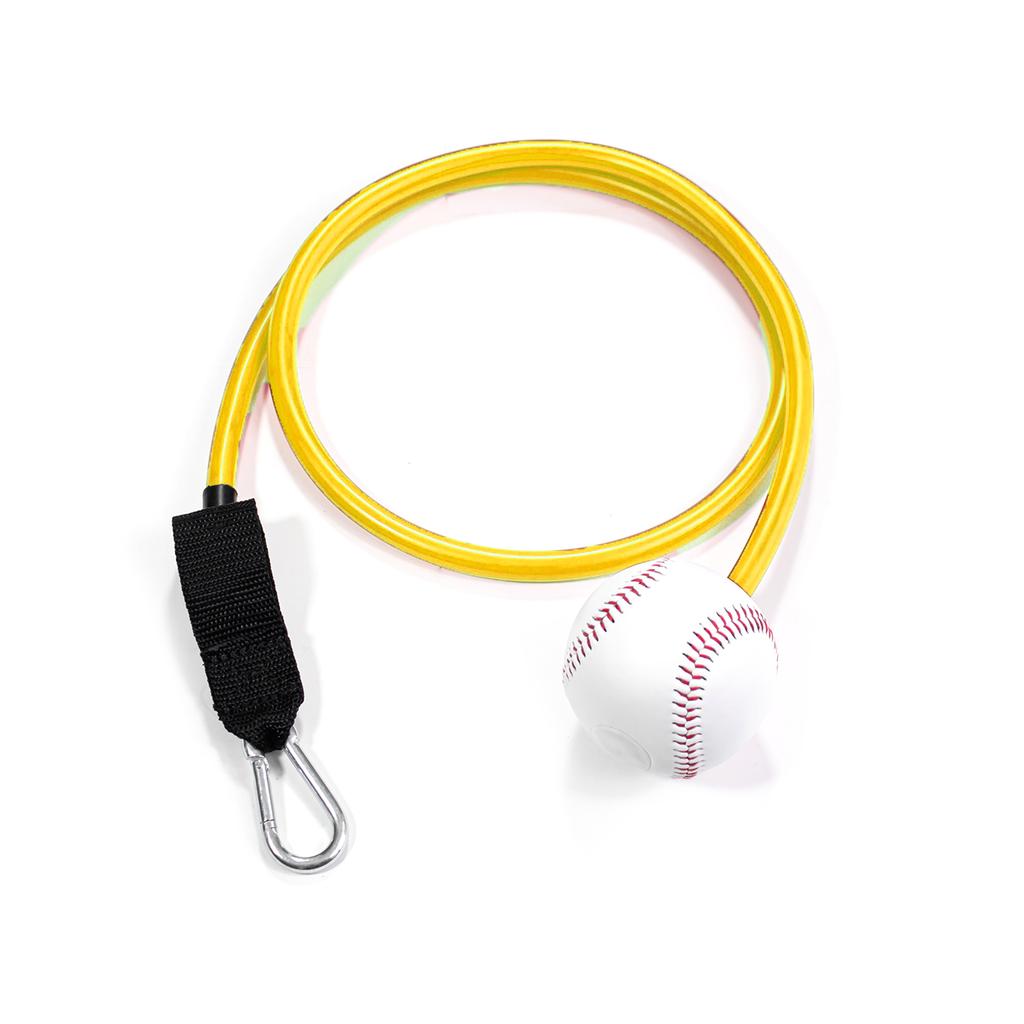 Baseball Rubber Baseball Throwing Trainer Resistance Band Baseball Exercise Bands with Interchangeable Baseball Grip