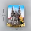 3D Resin Spain Fridge Magnet - Barcelona Seville Donostia Jaen Spanish Travel Souvenir Refrigerator Magnet Home Decor Gift