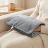 USB Thermostatic Hand Warmer Short Velvet Fabric Warm Hands And Legs Shawl for Winter Office And Home Use Heating Blanket