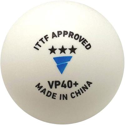 Victas (VICTAS) Pelotas Oficiales para Partidos de Tenis de Mesa (VICTAS) Pelotas Oficiales de Partido de Tenis de Mesa VP40+ 3 Estrellas, Paquete de 3, Blancas, 015000