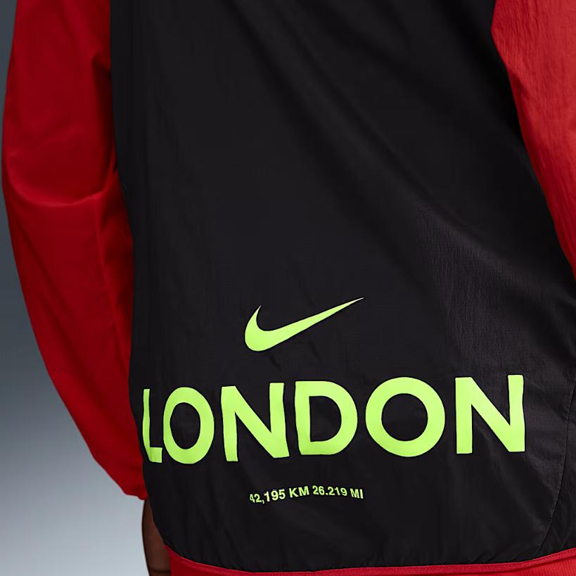 Nike SS25 Stride Repel Waterproof Hooded Zip-Up Long Sleeve Jacket Men jackets Light-Red Cave-Purple IF0428-696