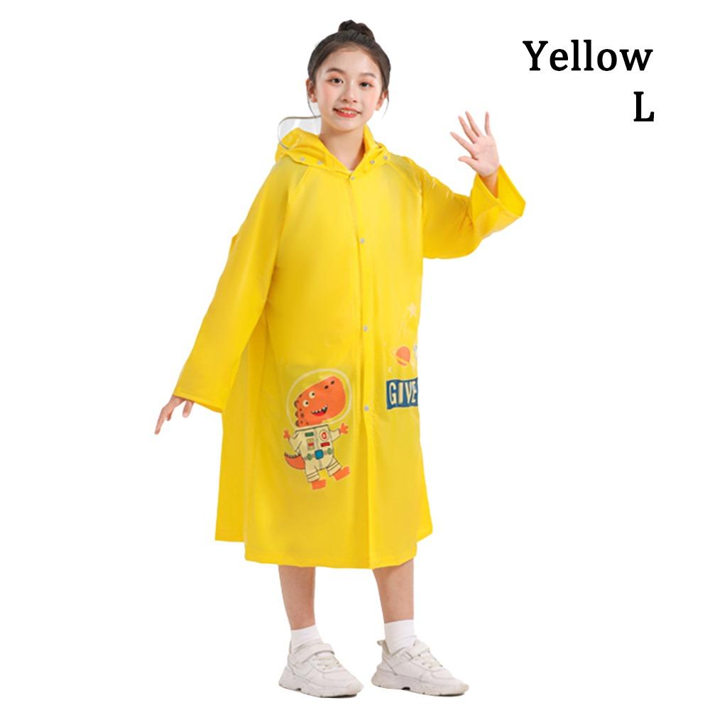 Long Style Rain Coat Cartoon One-Piece Raincoat High Quality Kids Raincoat  Boys And Girls