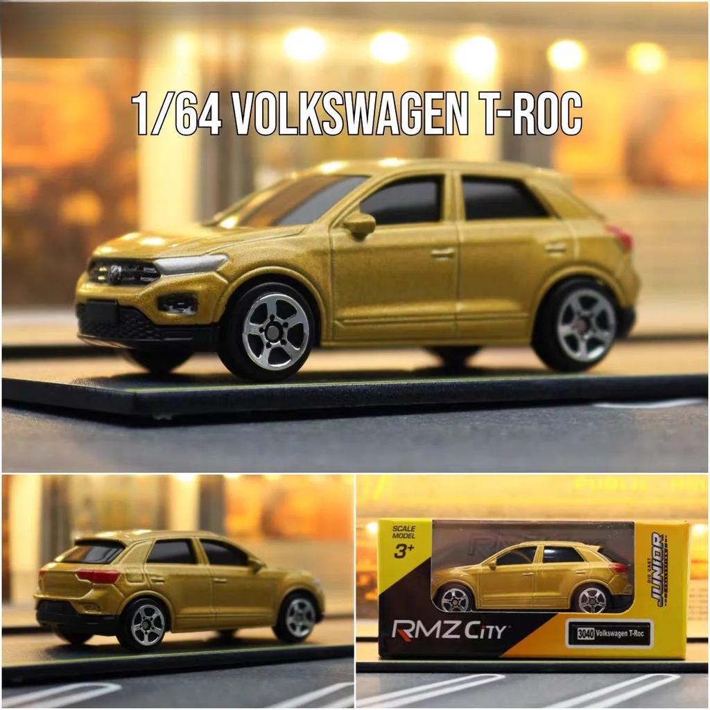 Miniature Volkswagen T-Roc Modèle de Voiture en Die-Cast Jouet Plusieurs Couleurs Disponibles Glisser Pour Bouger Cadeau de Noël Halloween Cadeau pour Enfants