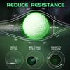 Bola de golfe brilhante, bola de golfe com brilho noturno, 8 LEDs, seis cores para escolher