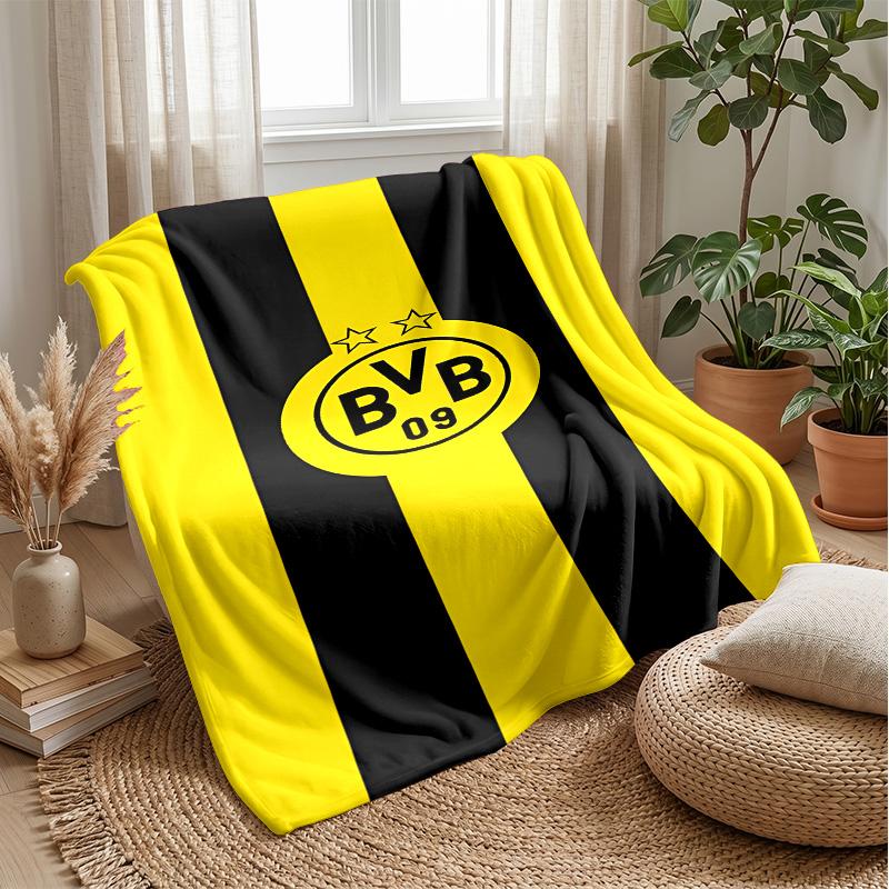 Borussia Dortmund Theme blanket Soft Flannel Fleece Blanket Warm Lightweight Throw Blanket for Home Sofa Bed