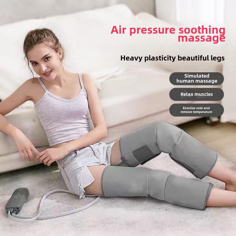 Fully Automatic Air Pressure Leg Massager with Heat Therapy