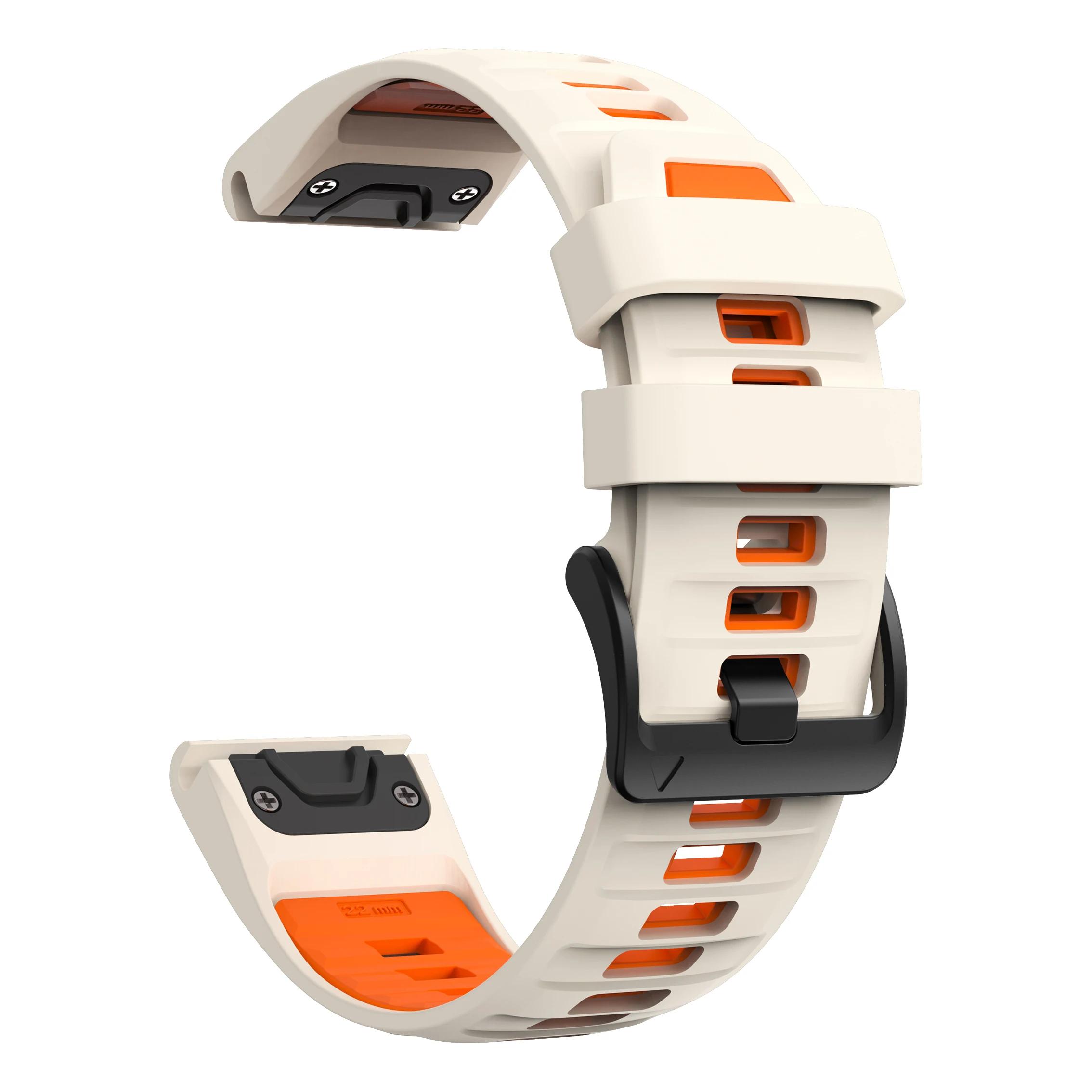 

22mm 26mm Watch Band for Garmin Fenix 8 pro E 7 7X Pro 6 6X 5X 3HR QuickFit Strap for Enduro 3/Epix Gen 2 Pro/Instinct 3/965 970 1PCS QuickFit 22mm