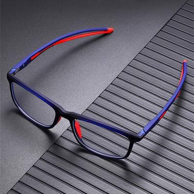 New TR90 Sports Glasses Frame Retro Unisex Anti Blue Light Basketball Eyewear for Men Women Comfortable