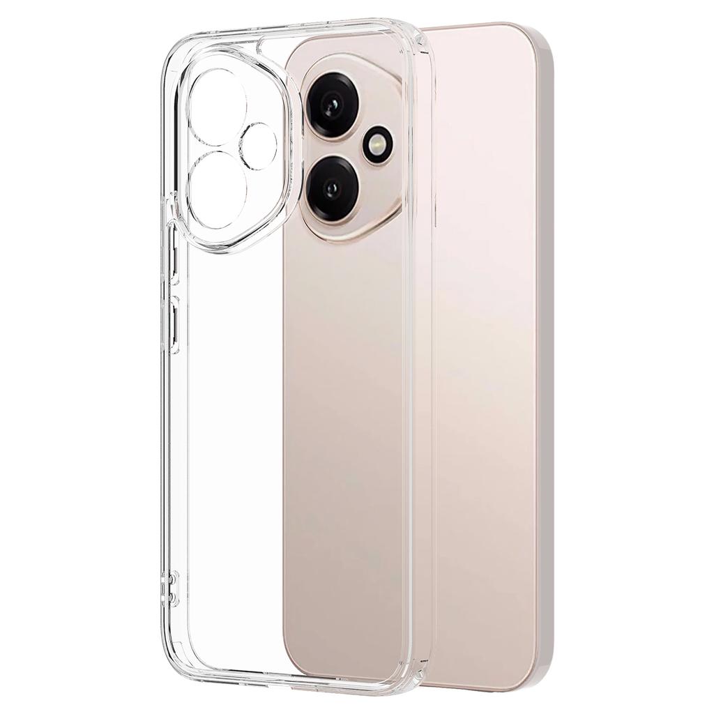 For Honor 400 5G (Global) Clear Phone Case TPU+Acrylic Shockproof Phone Back Cover