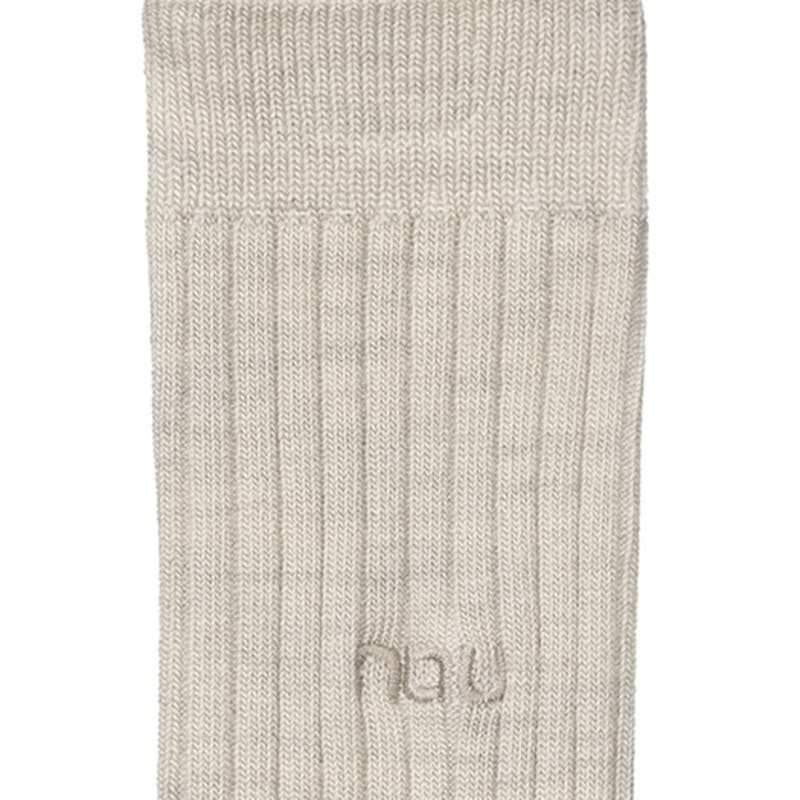 nau W long wool socks 2 Melange Gray