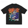Band BLINK 182 Stile Poppunk Coniglio Malvagio Faccina Sorridente Classica Marchio Trendy Stile Americano Maglietta da Uomo Nextgeneration