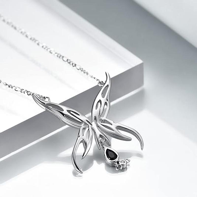 

Уникальное ожерелье с подвеской в виде черной бабочки Huitan, женская индивидуальность, изысканные универсальные украшения для вечеринок, нежные модные аксессуары 40CM 5CM