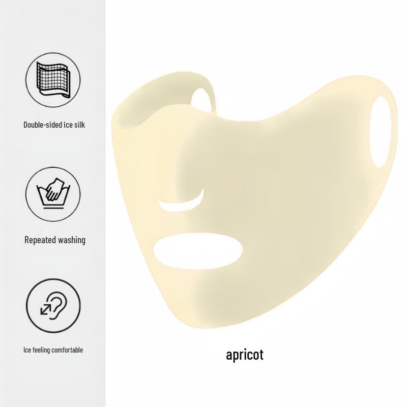 Ice Silk Women's Sunscreen Mask: UV Protection, Breathable, Stylish Design, Protects Eye Corners, 2024 Edition