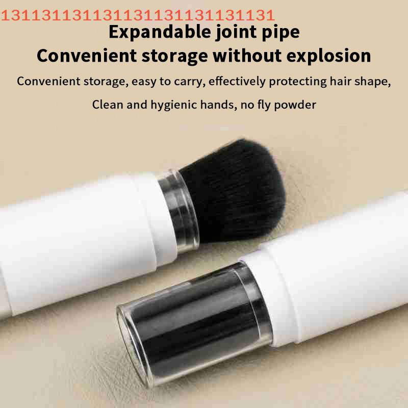 Multi-functional 2 In 1 Foundation Brush Makeup Brush Empty Travel Blush with Refillable Loose Powder Bottle Makeup Beauty Tools