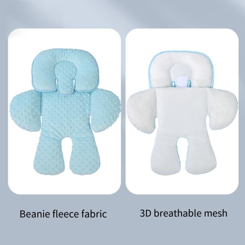 2 In 1 Design Baby Car Seat Cushion Soft and Breathable Pram Insert for Infant Safety In Carseats Strollers and Swings