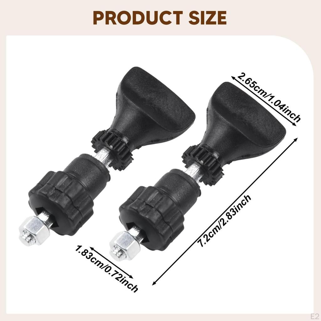 2 Pieces Wood Router Screw Trimmer Base Professional Easy to Install Parts Replace for