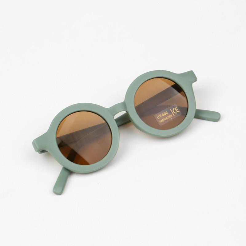 Denmark Matte Round UV400 Foldable Children s Sunglasses