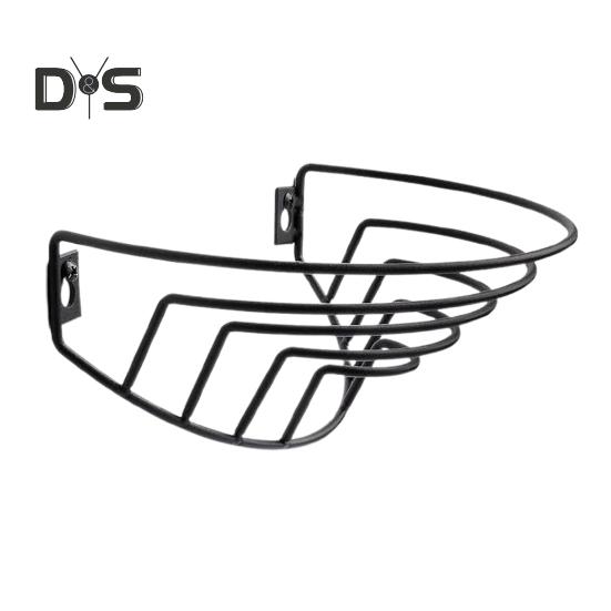 

Настенная стойка для хранения головных уборов Большая вместимость Прочная несущая способность Простая установка Компактный органайзер для головных уборов Держатель для бейсболок чёрный