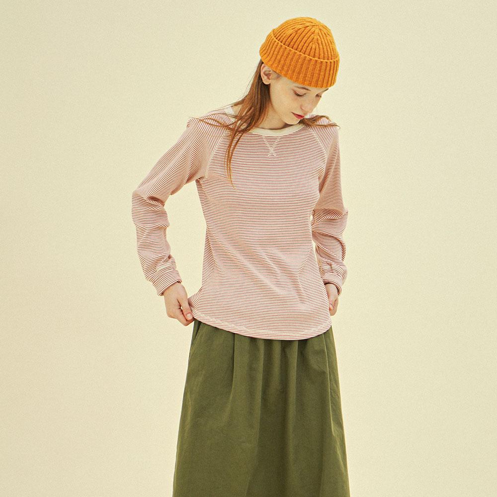CHIQUITA Raglan Sweatshirt (St Rip) Red 243602Trd