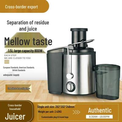 Multifunctional Slow-Speed Juicer: Large Caliber, Automatic Slag-Juice Separation, Original Juice Maker
