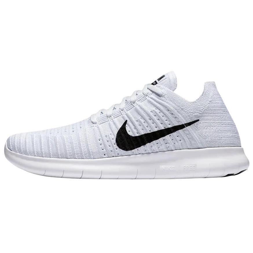 

Nike Free RN Flyknit Casual Running Shoes Men s White 831069-101 41