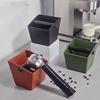 Square Coffee Grounds Bucket 800ml Coffee Waste Container New Coffee Knock Box  Bar