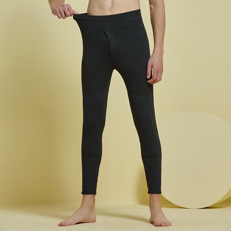 Langsha Men's Fleece-Lined Thermal Leggings