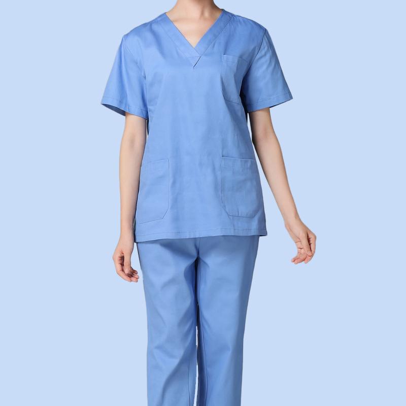 Hot Multi-color Pharmacy Pet Hospital Nurse Uniforms Scrubs Tops and Pants Dentistry Spa Uniforms Medical Scrubs Uniforms