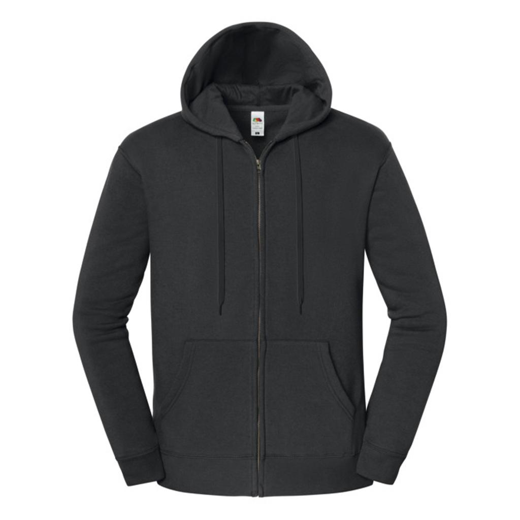 Fruit of the Loom Mens Iconic Premium Hooded Sweat Jacket