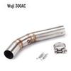 Stainless Steel Modified Exhaust for 300AC/300R/300RR/500 Motorcycles