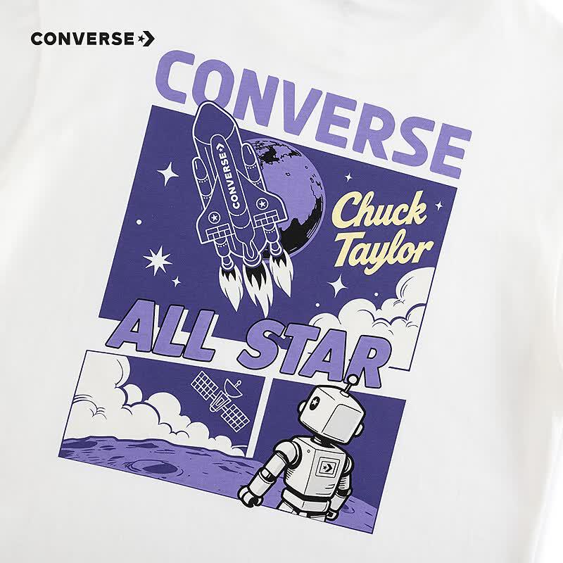Converse 'Interstellar Roaming' Cotton Short Sleeve T-Shirt