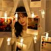 LED Photo Clip String Lights for Room & Party Decoration - Battery-Powered, Colorful